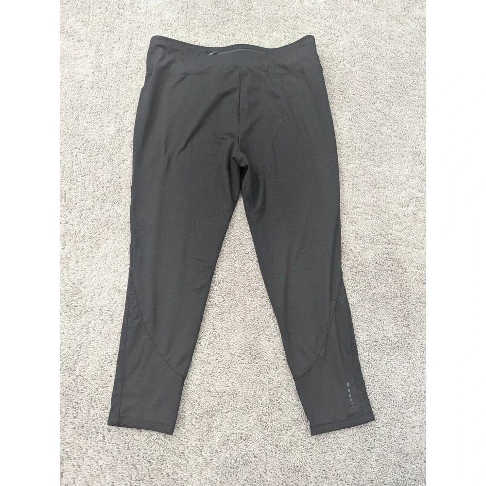 T by Talbots Capri Pants Womens Extra Large Pull On Crop Stretch‎ Black
